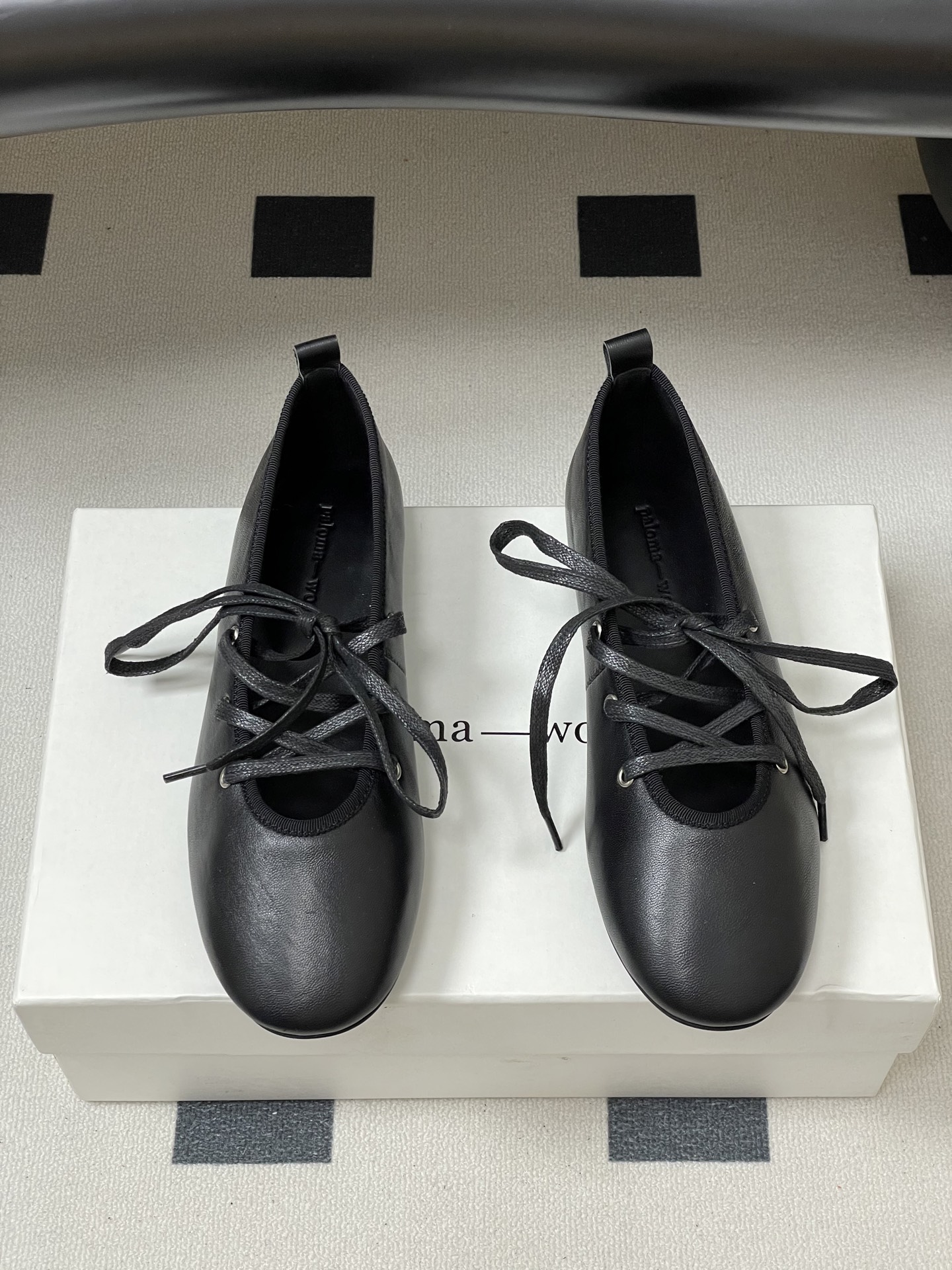 Paloma Wool Ballet Flats 2025 New Autumn Lace-Up Mary Jane Shoes 6 i1754940794046 8677 0 0