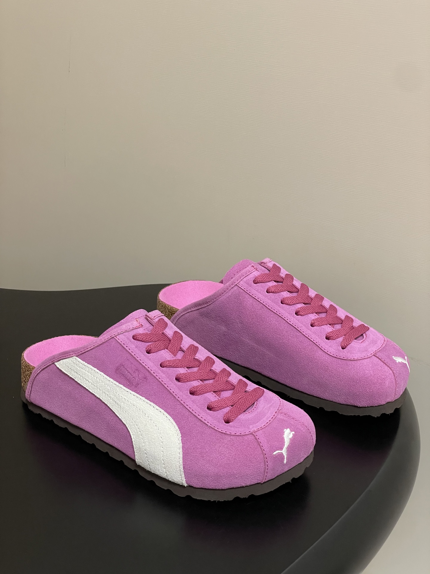 Title: Puma X Birkenstock Joint Ultrasoft Spedcats Collaboration Summary: Puma and Birkenstock partner for soft, unstructured sneakers in Balenciaga-inspired design, featuring flexible