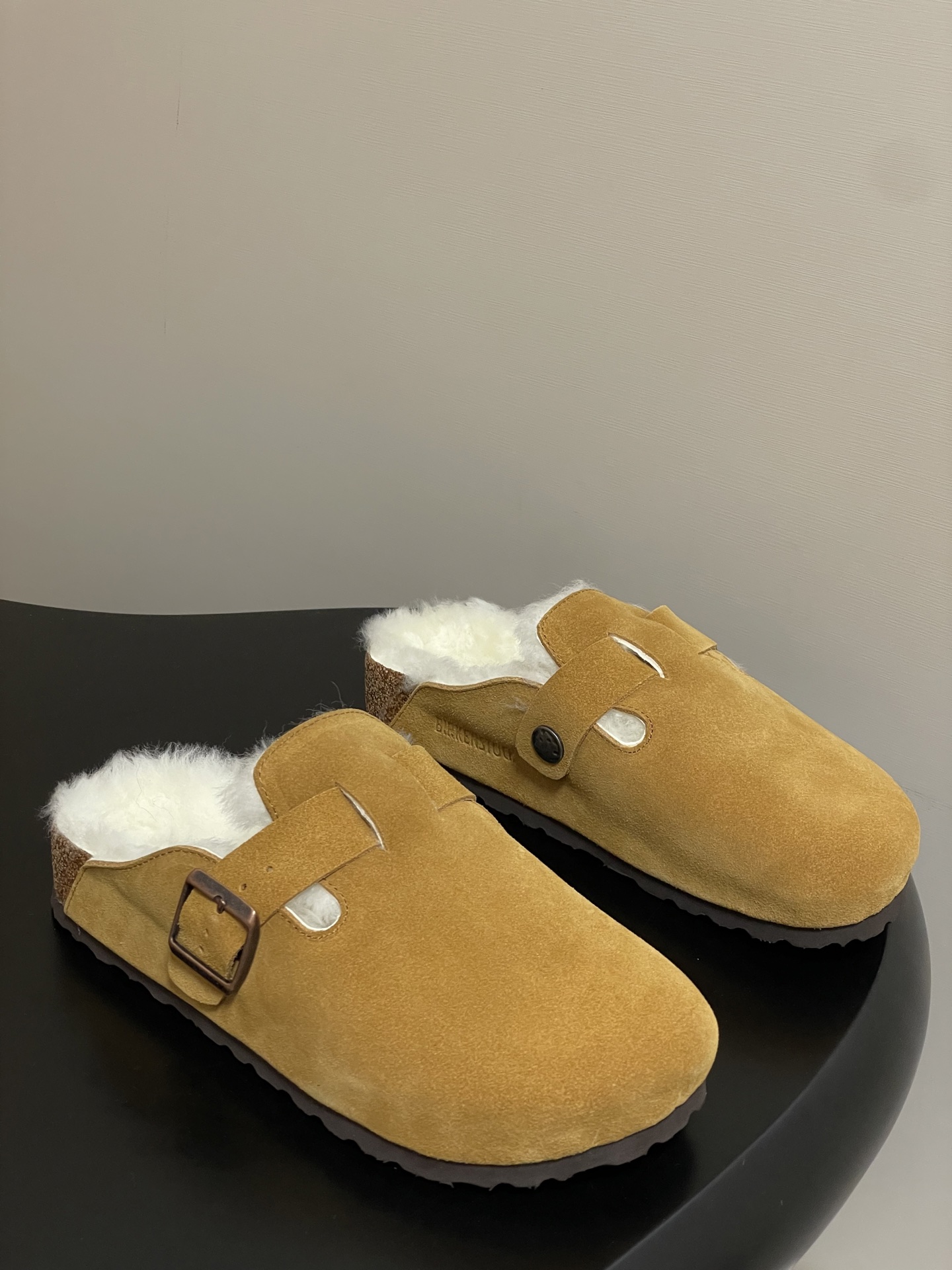 Unknown BIRKENSTOCK 勃肯鞋 羊毛穆勒鞋 毛毛半拖鞋