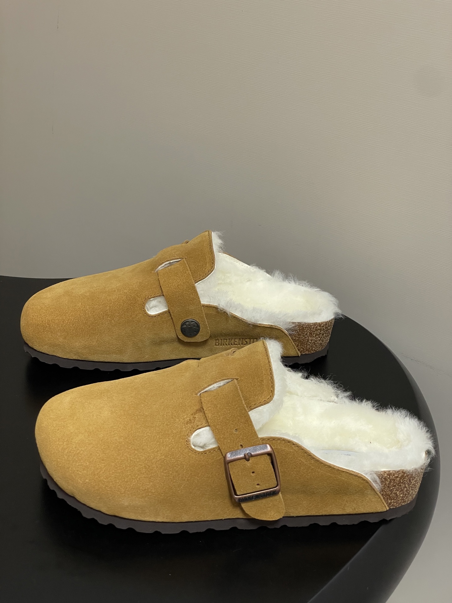 Unknown BIRKENSTOCK 勃肯鞋 羊毛穆勒鞋 毛毛半拖鞋