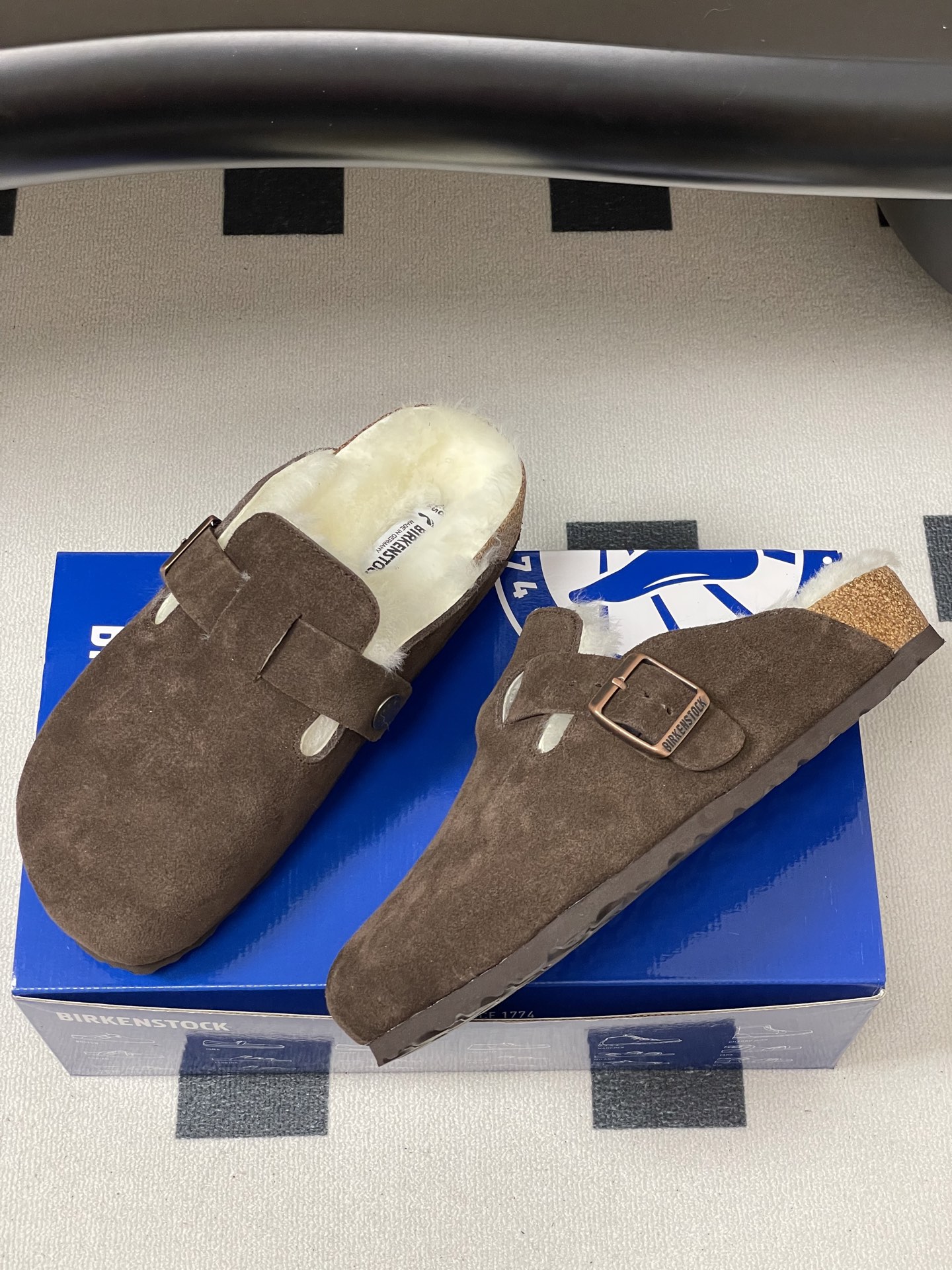 Unknown BIRKENSTOCK 勃肯鞋 羊毛穆勒鞋 毛毛半拖鞋