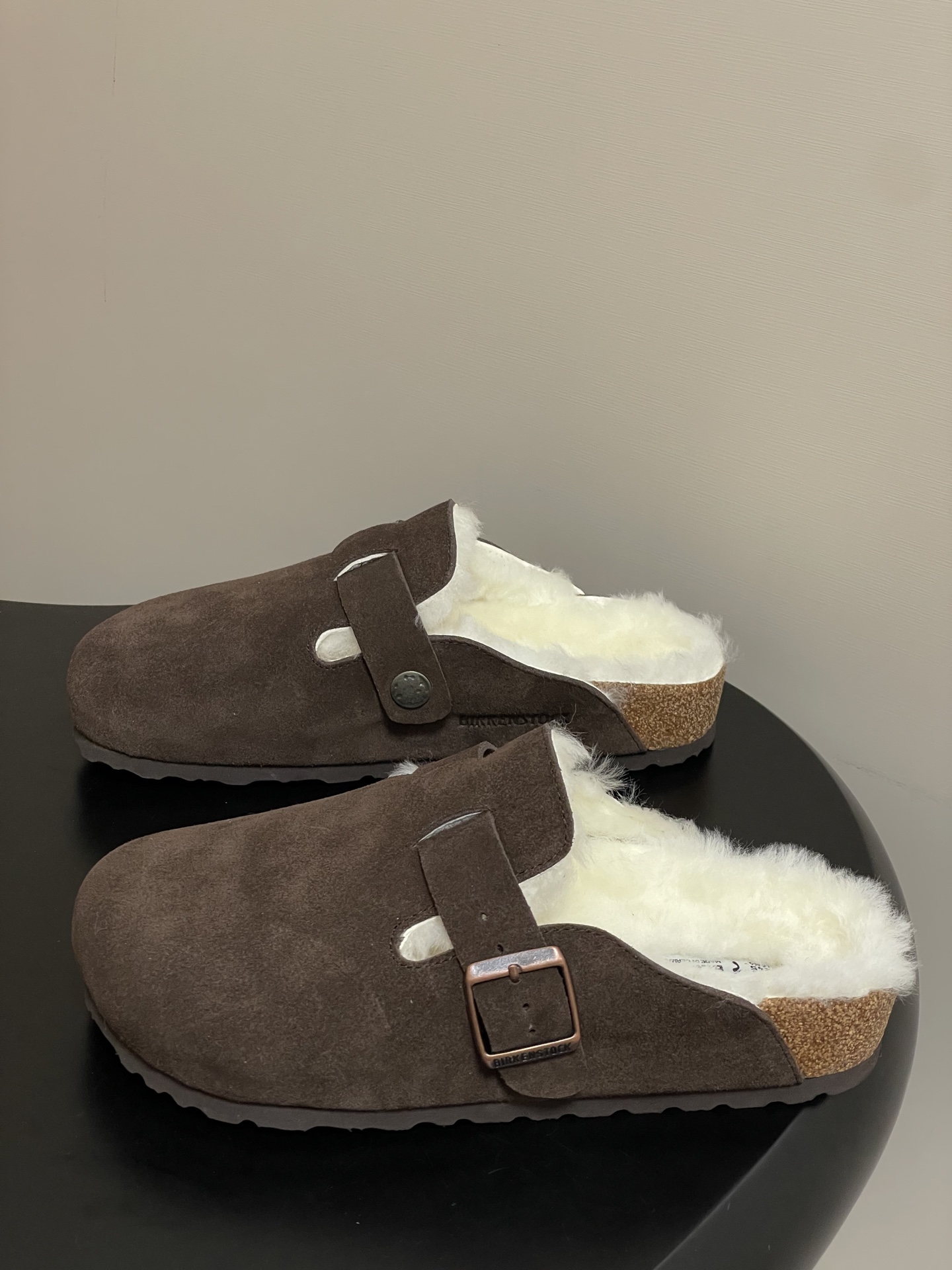 Unknown BIRKENSTOCK 勃肯鞋 羊毛穆勒鞋 毛毛半拖鞋