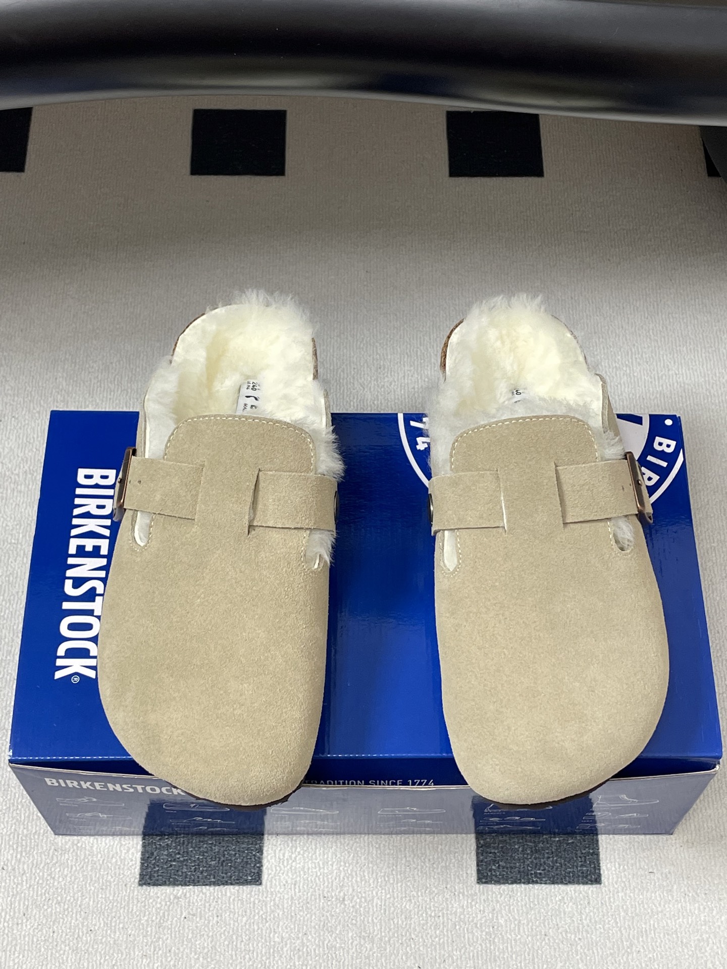 Unknown BIRKENSTOCK 勃肯鞋 羊毛穆勒鞋 毛毛半拖鞋