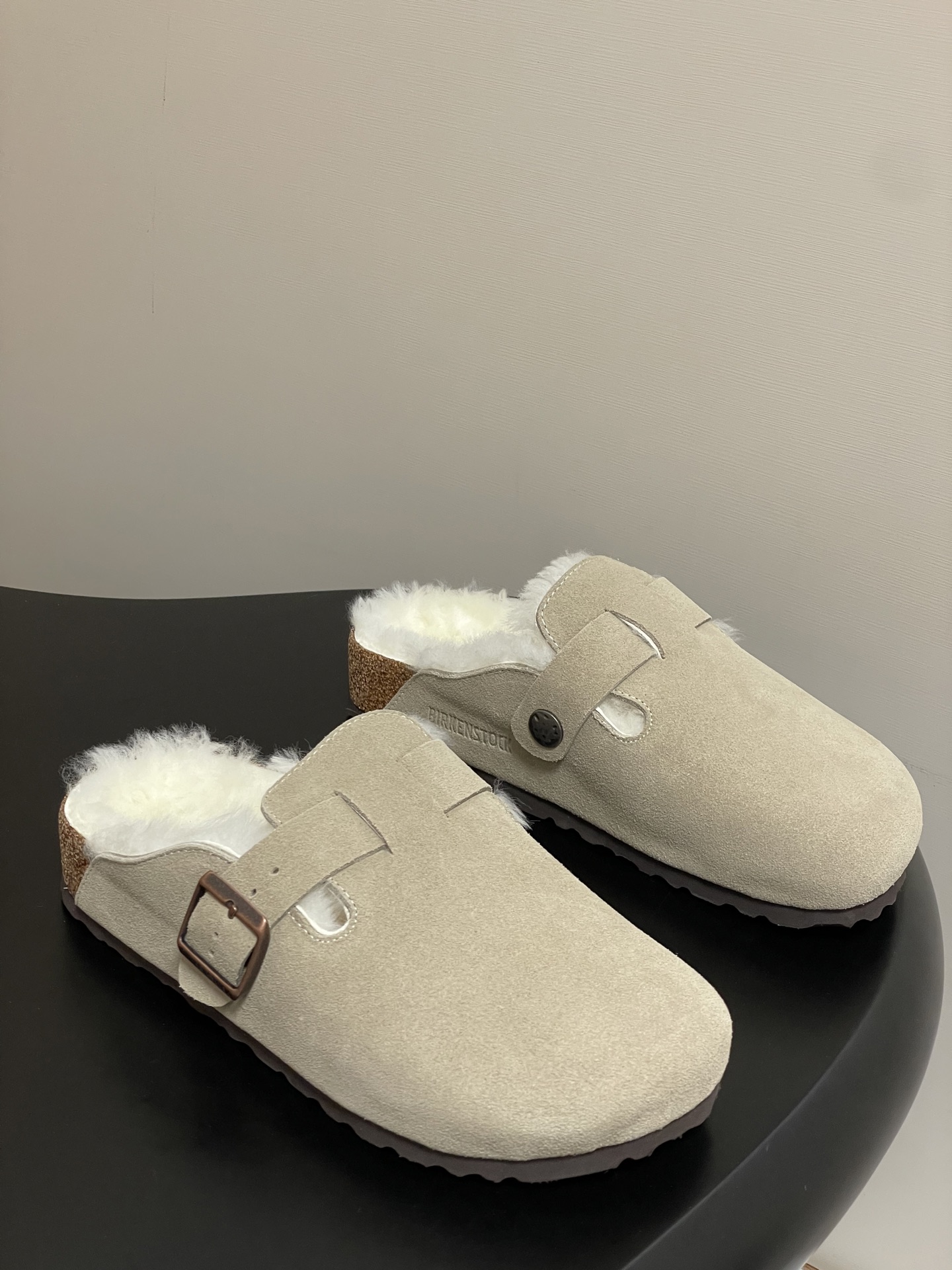 Unknown BIRKENSTOCK 勃肯鞋 羊毛穆勒鞋 毛毛半拖鞋