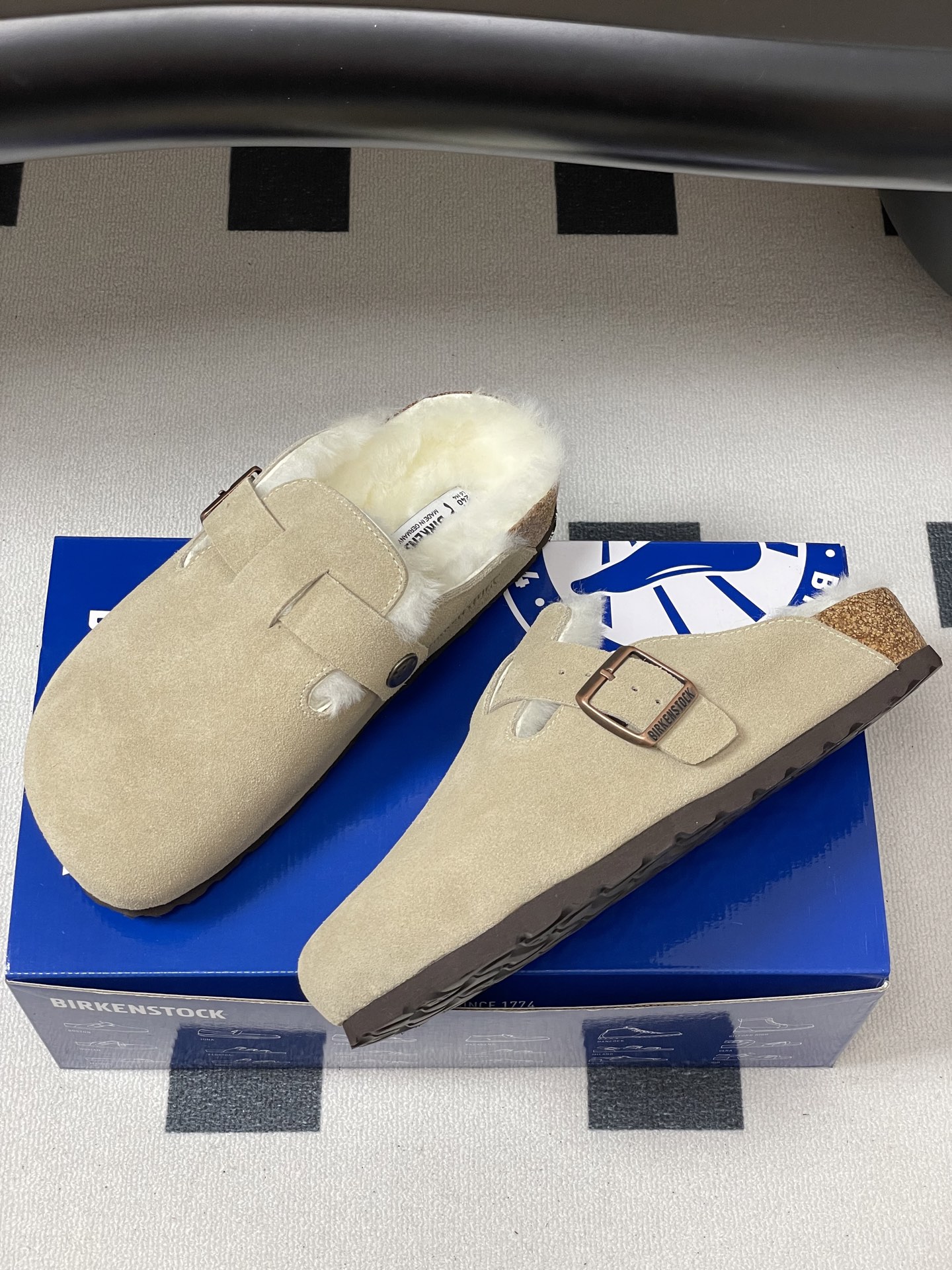 Unknown BIRKENSTOCK 勃肯鞋 羊毛穆勒鞋 毛毛半拖鞋