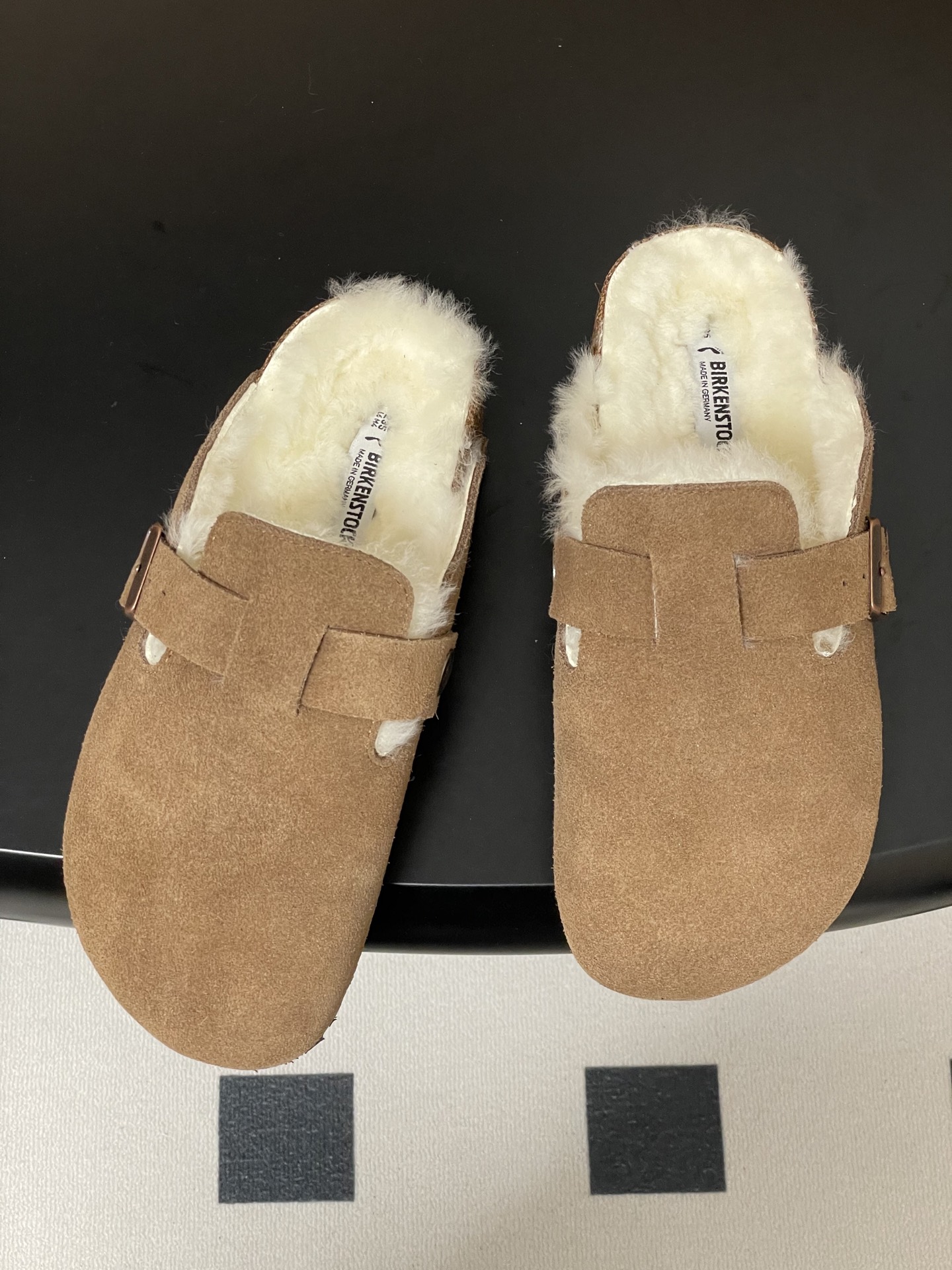 Unknown BIRKENSTOCK 勃肯鞋 羊毛穆勒鞋 毛毛半拖鞋