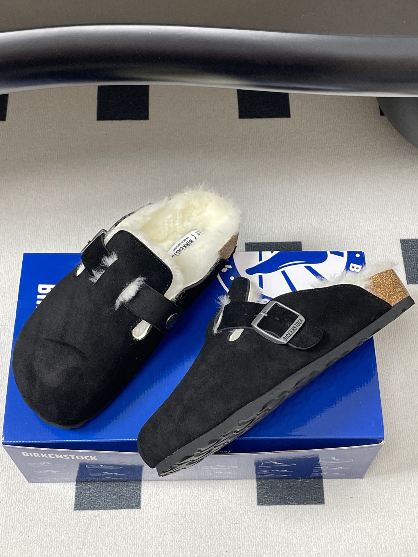 Unknown BIRKENSTOCK 勃肯鞋 羊毛穆勒鞋 毛毛半拖鞋