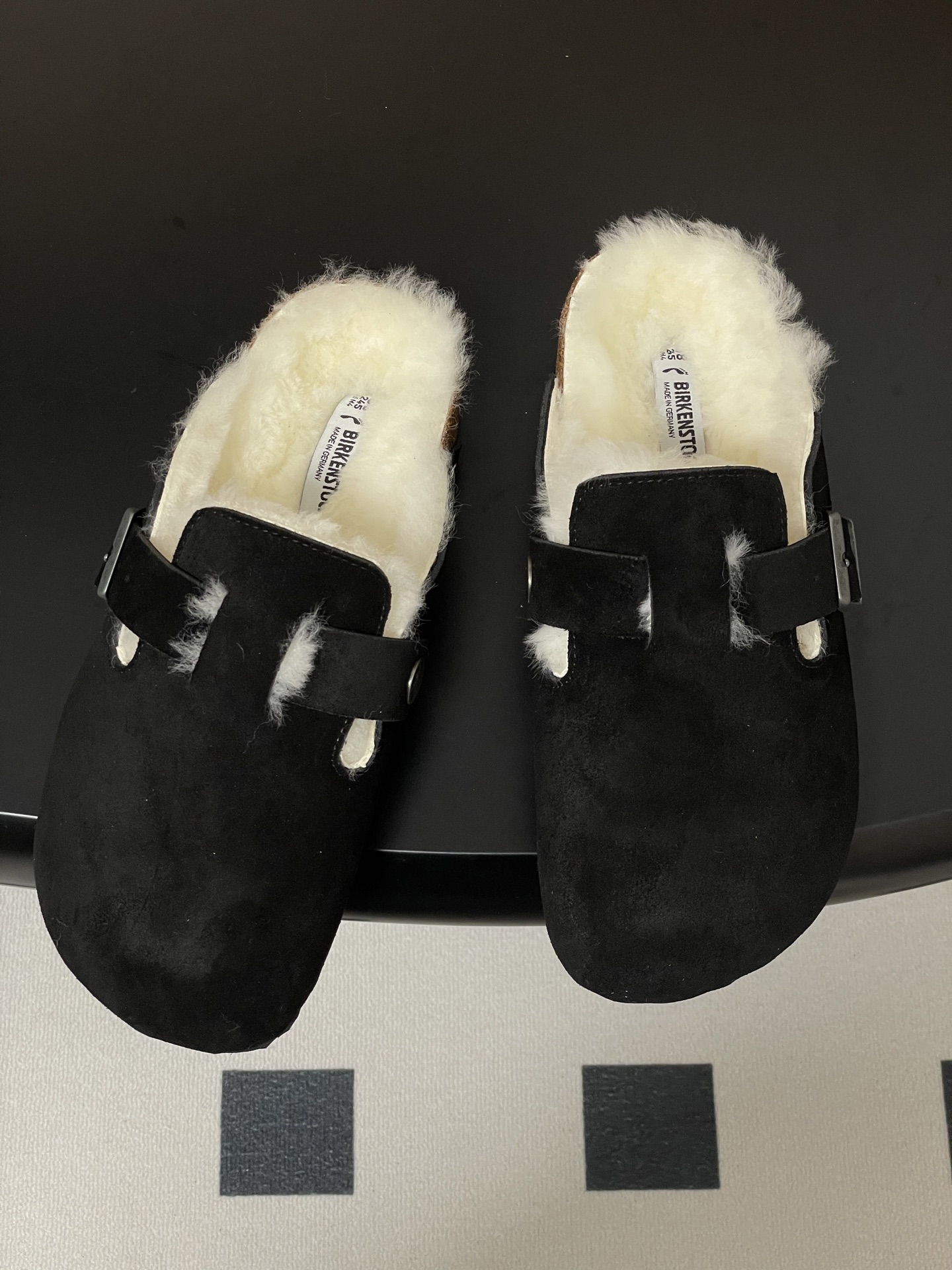 Unknown BIRKENSTOCK 勃肯鞋 羊毛穆勒鞋 毛毛半拖鞋
