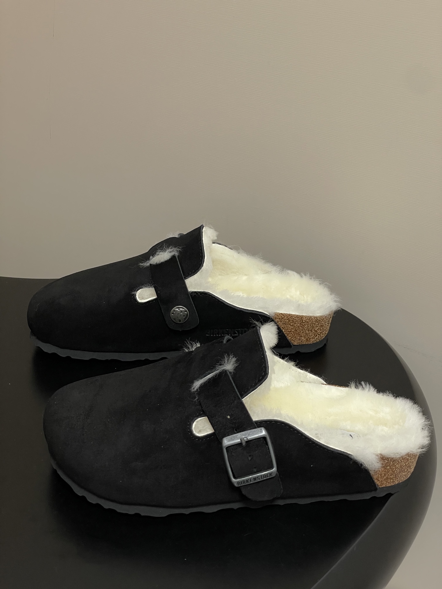 Unknown BIRKENSTOCK 勃肯鞋 羊毛穆勒鞋 毛毛半拖鞋