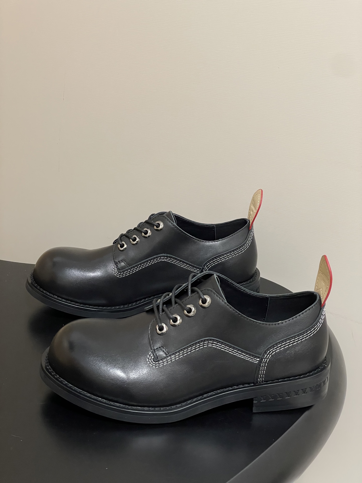 Louis Vuitton Bubble Lace-Up Shoes Men's Chunky Sole Leather Shoes 4 i1757090477793 8113 0 1