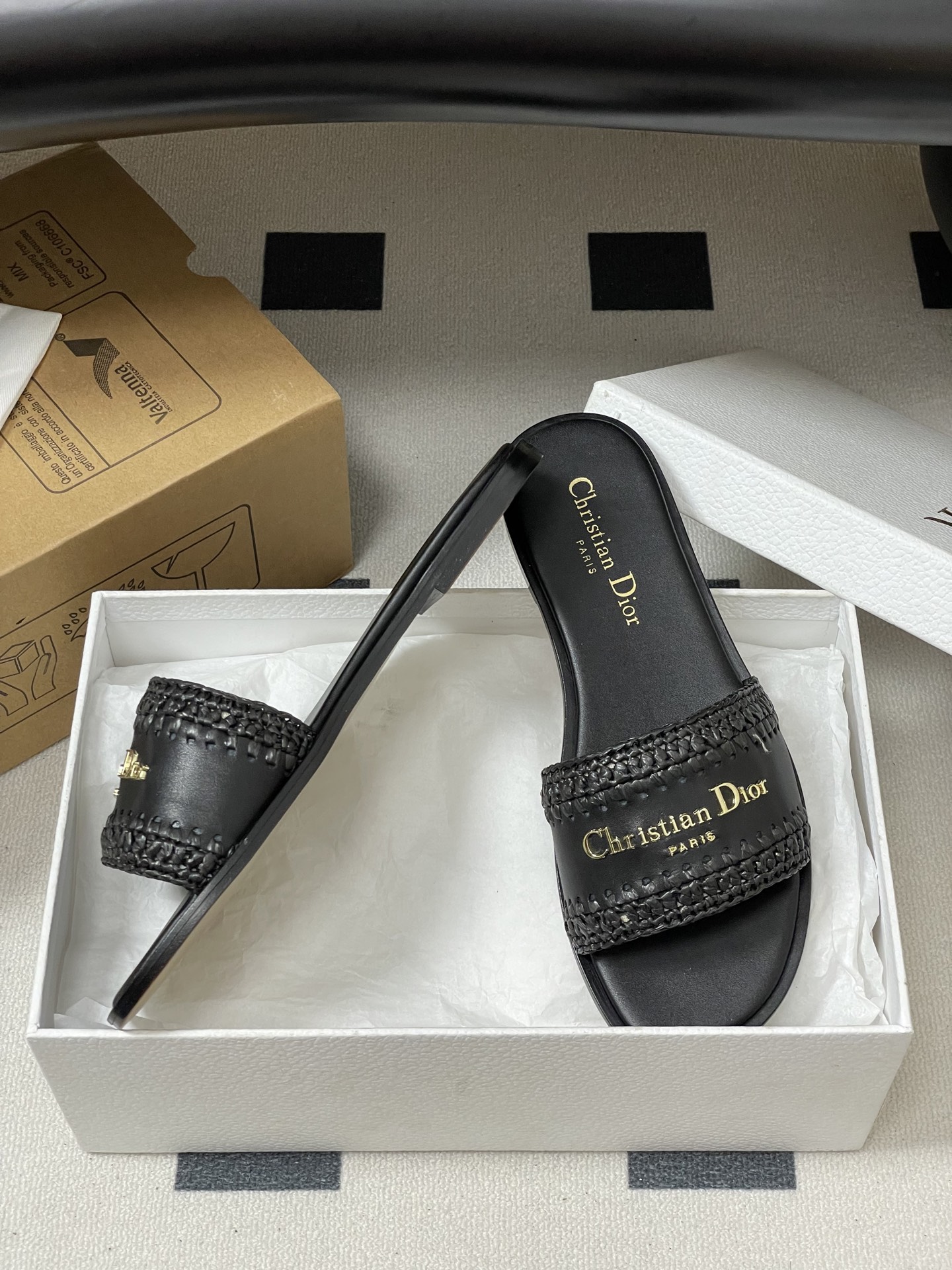 Dior 25ss春夏新款Dior 迪奥Dioriviera D-Lane凉拖