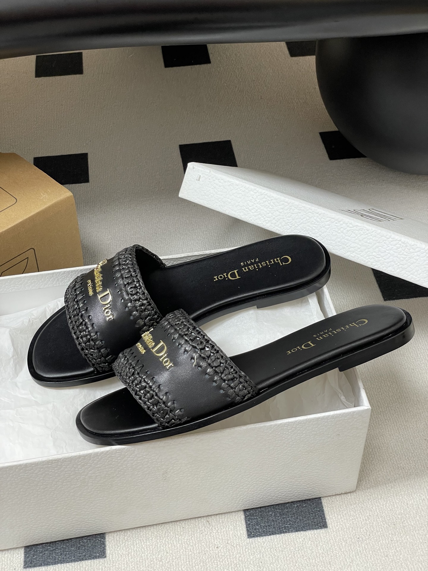 Dior 25ss春夏新款Dior 迪奥Dioriviera D-Lane凉拖