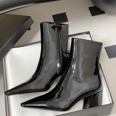 顶级品质 Saint Laurent fw25 new arrival~ YSL圣罗兰秋冬新款侧拉链高跟及踝靴粗跟短靴 顶级品质 Saint Laurent fw25 new arrival~ YSL圣罗兰秋冬新款侧拉链高跟及踝靴粗跟短靴