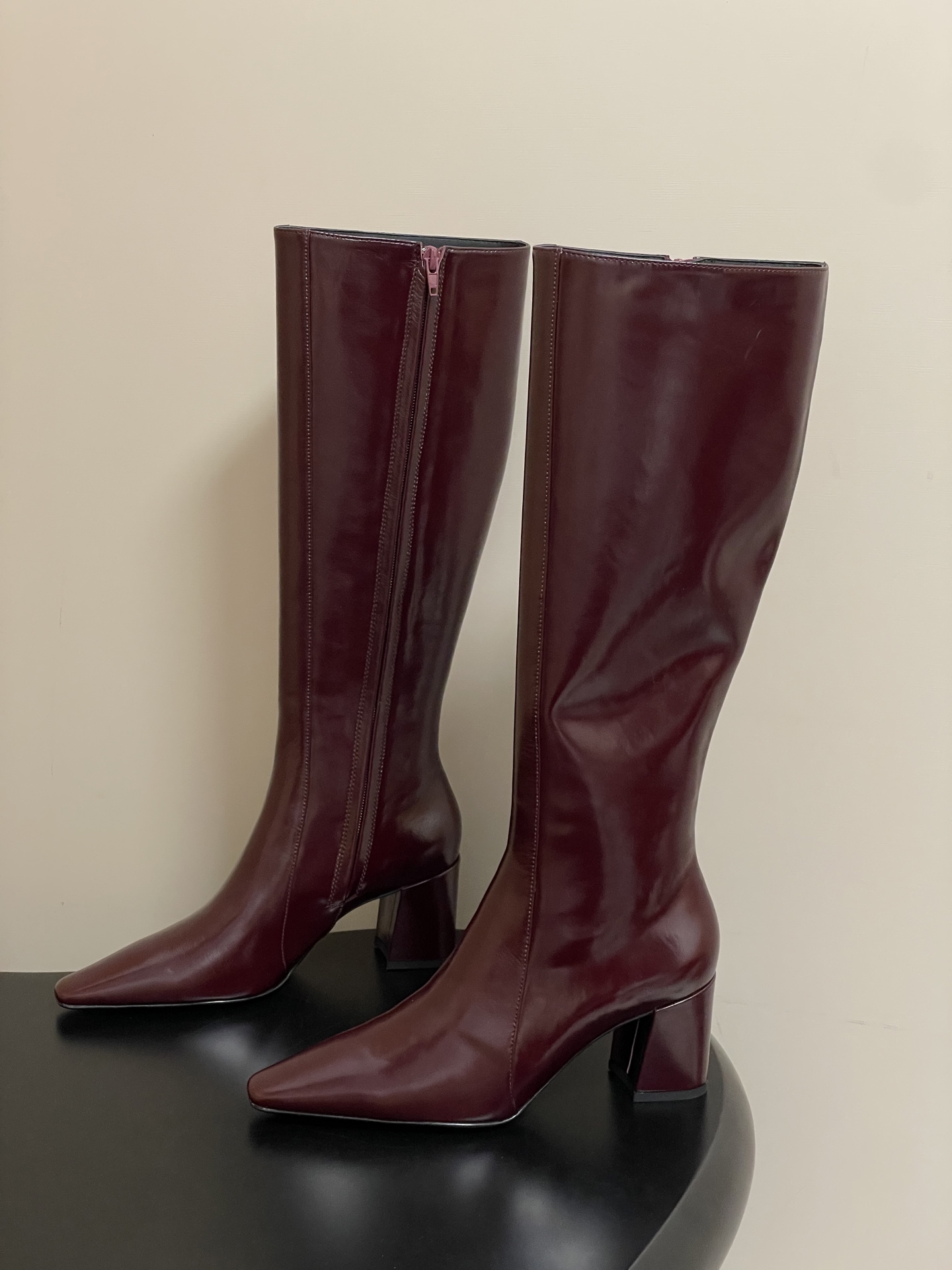 顶级品质 Saint Laurent fw25 new arrival~ YSL圣罗兰秋冬新款侧拉高跟长靴粗跟亮面高靴 顶级品质 Saint Laurent fw25 new arrival~ YSL圣罗兰秋冬新款侧拉高跟长靴粗跟亮面高靴