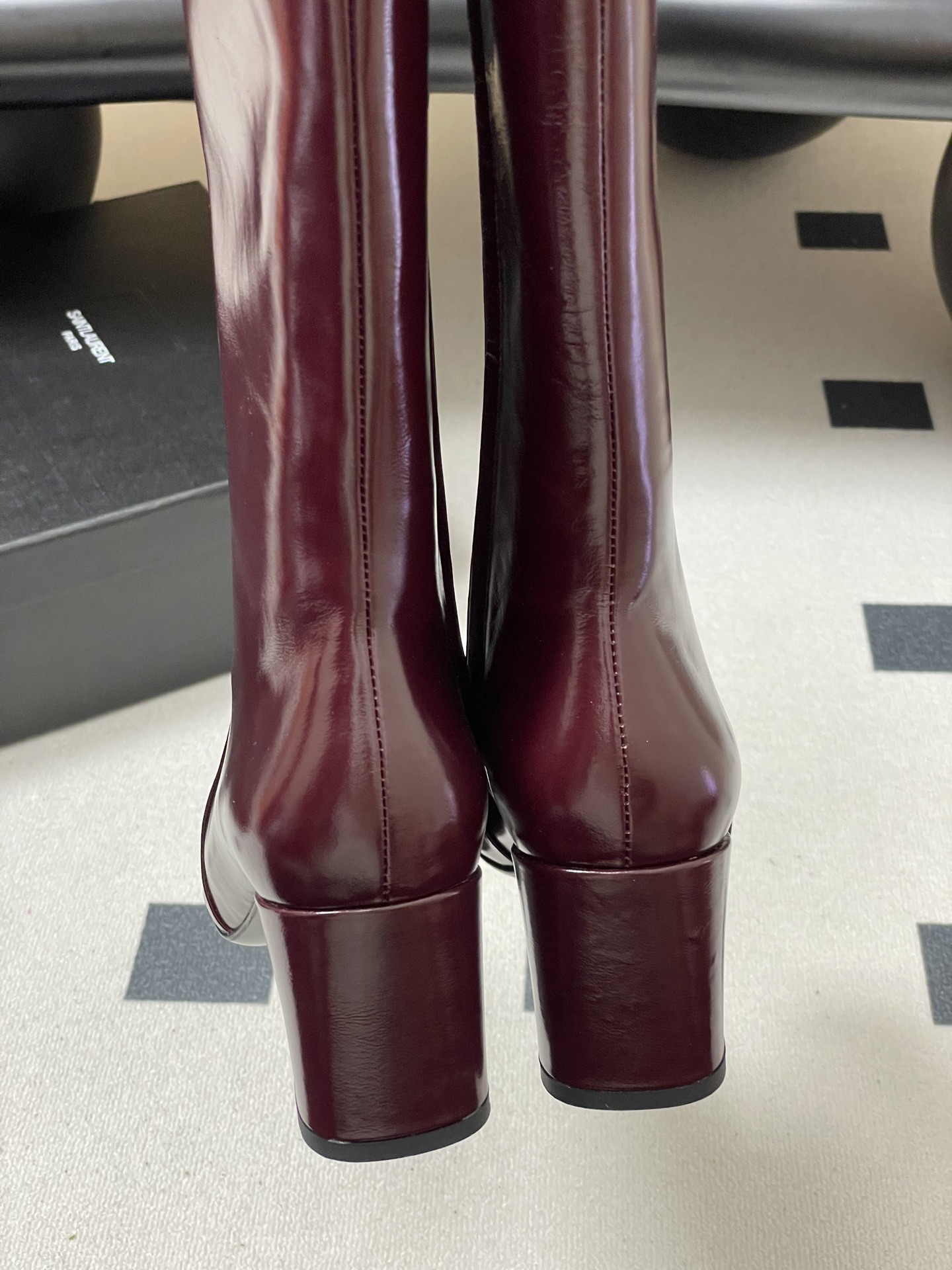 顶级品质 Saint Laurent fw25 new arrival~ YSL圣罗兰秋冬新款侧拉高跟长靴粗跟亮面高靴 顶级品质 Saint Laurent fw25 new arrival~ YSL圣罗兰秋冬新款侧拉高跟长靴粗跟亮面高靴
