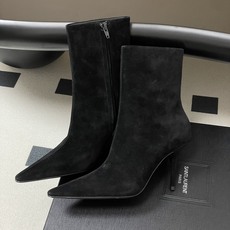 顶级品质 Saint Laurent fw25 new arrival~ YSL圣罗兰秋冬新款侧拉链高跟及踝靴尖头细跟短 顶级品质 Saint Laurent fw25 new arrival~ YSL圣罗兰秋冬新款侧拉链高跟及踝靴尖头细跟短