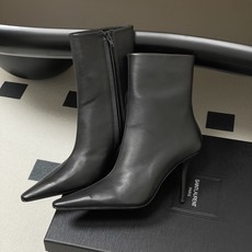顶级品质 Saint Laurent fw25 new arrival~ YSL圣罗兰秋冬新款侧拉链高跟及踝靴尖头细跟短 顶级品质 Saint Laurent fw25 new arrival~ YSL圣罗兰秋冬新款侧拉链高跟及踝靴尖头细跟短