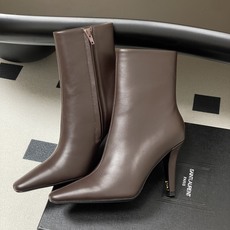 顶级品质 Saint Laurent fw25 new arrival~ YSL圣罗兰秋冬新款侧拉链高跟及踝靴锥形跟短靴 顶级品质 Saint Laurent fw25 new arrival~ YSL圣罗兰秋冬新款侧拉链高跟及踝靴锥形跟短靴