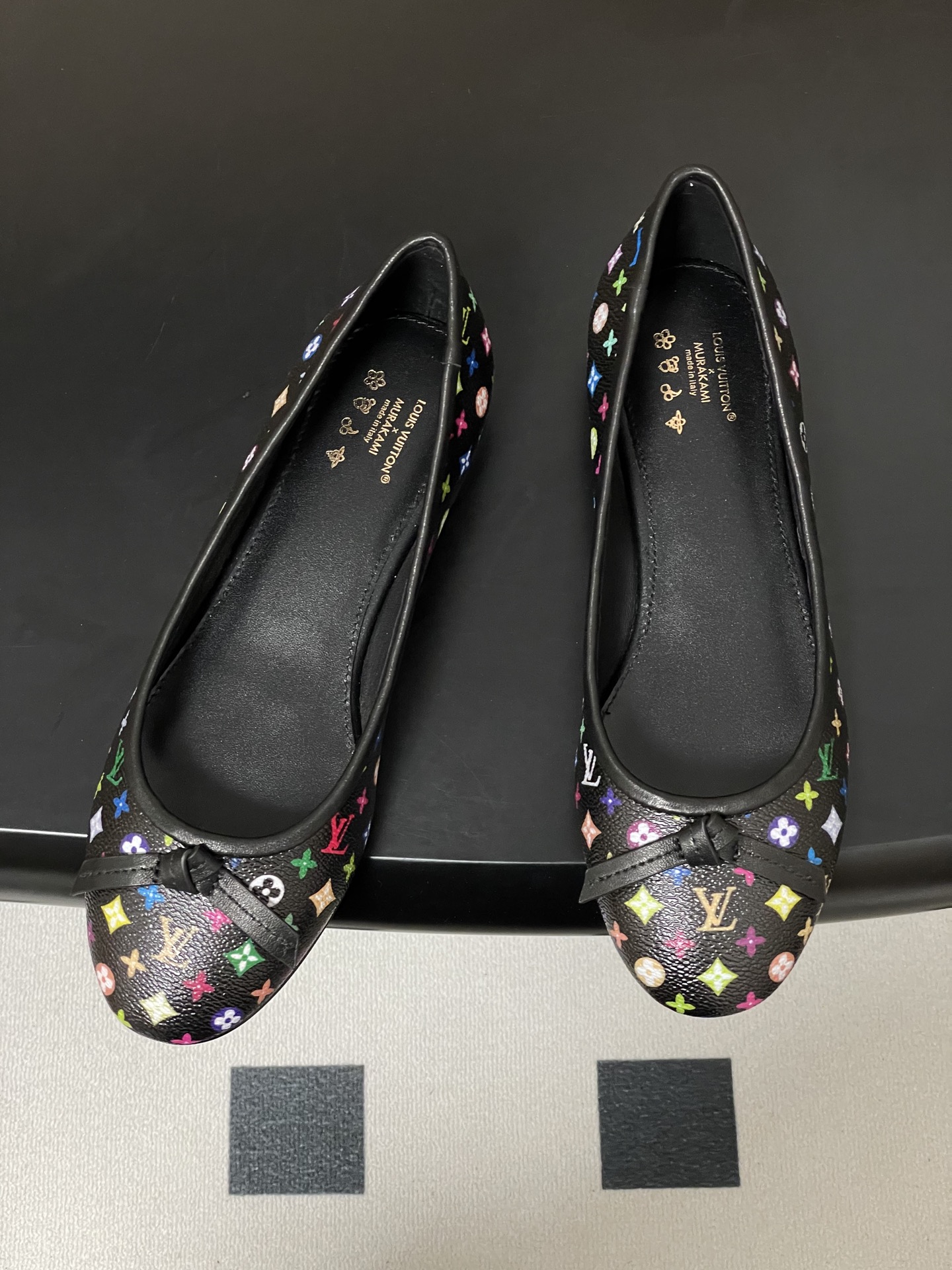 -26Ss春季新款Louis Vuitton LV X TM DARLING 村上隆联名老花芭蕾舞鞋蝴蝶