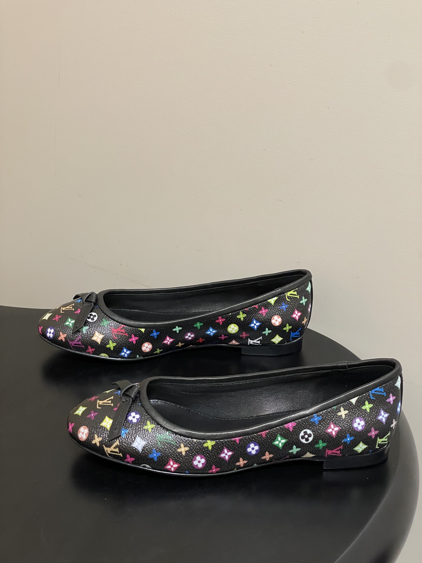 -26Ss春季新款Louis Vuitton LV X TM DARLING 村上隆联名老花芭蕾舞鞋蝴蝶