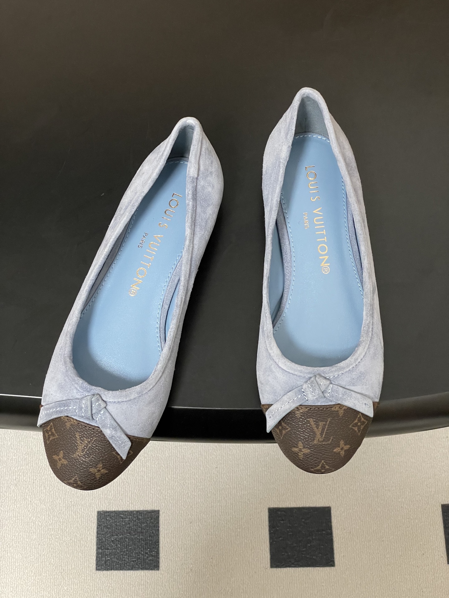 -26Ss春季新款Louis Vuitton LV X TM DARLING 村上隆联名老花芭蕾舞鞋蝴蝶