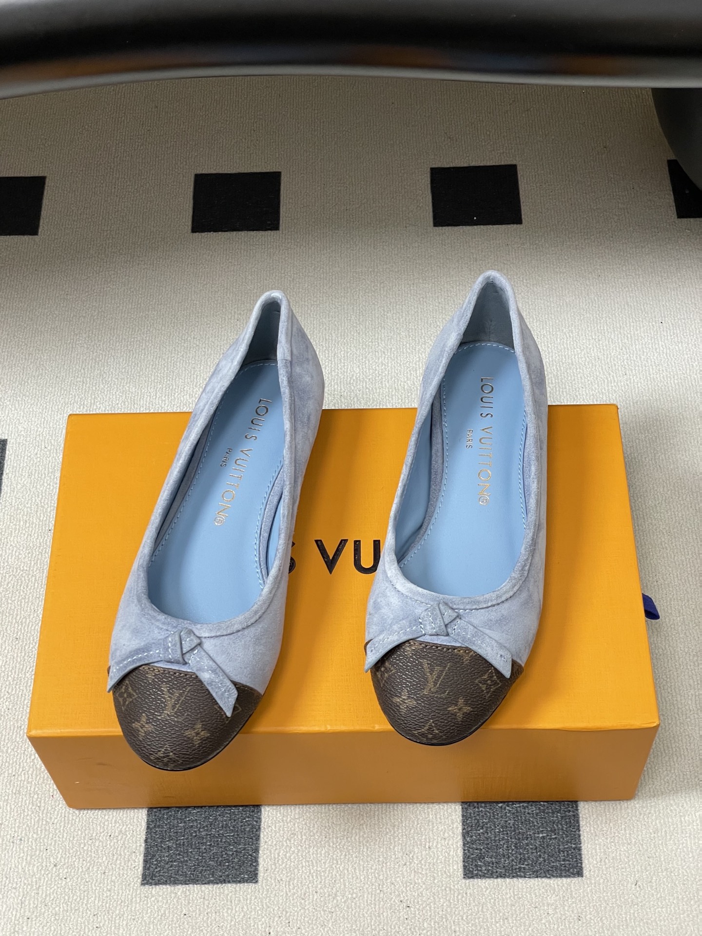 -26Ss春季新款Louis Vuitton LV X TM DARLING 村上隆联名老花芭蕾舞鞋蝴蝶