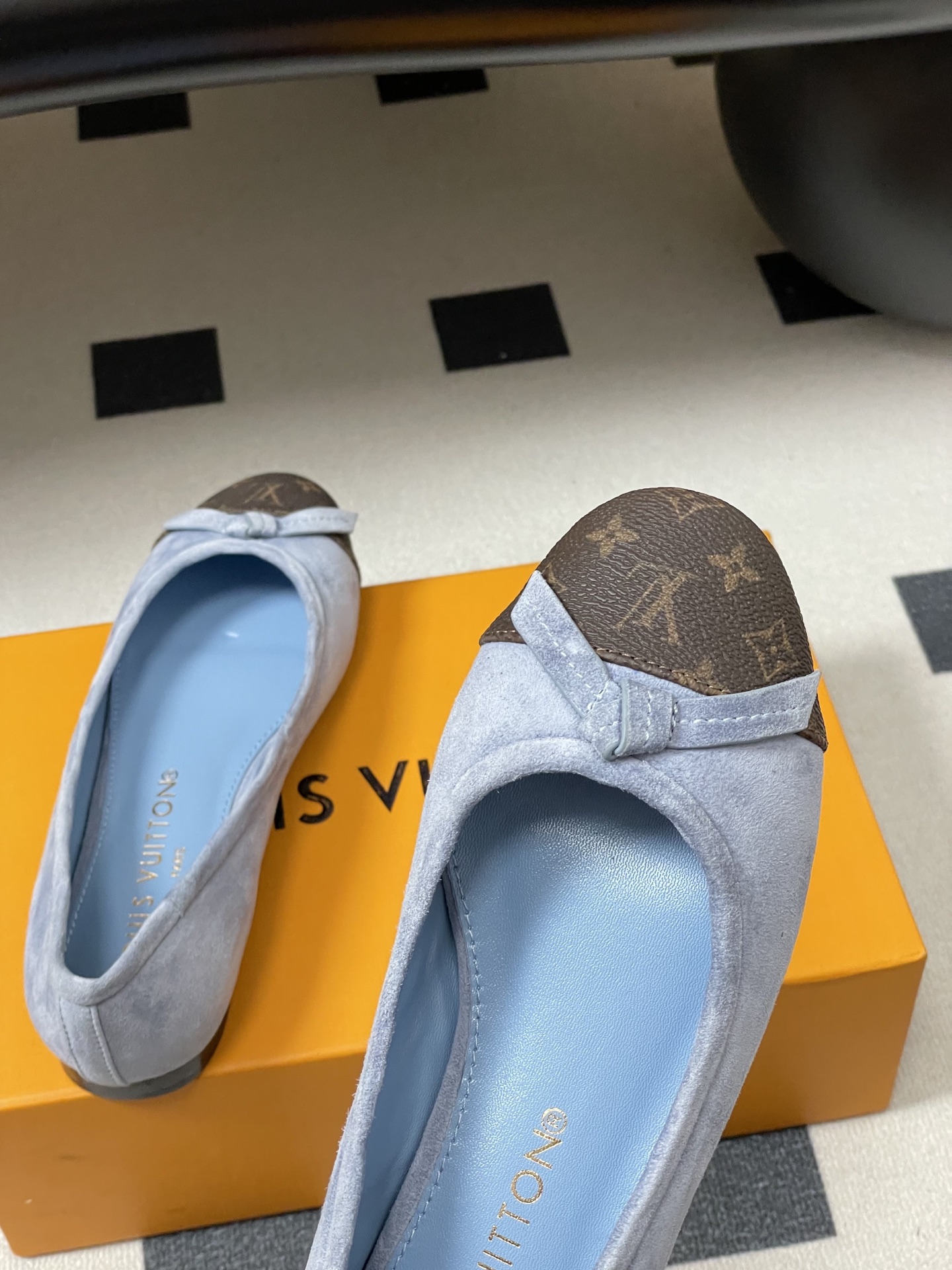 -26Ss春季新款Louis Vuitton LV X TM DARLING 村上隆联名老花芭蕾舞鞋蝴蝶