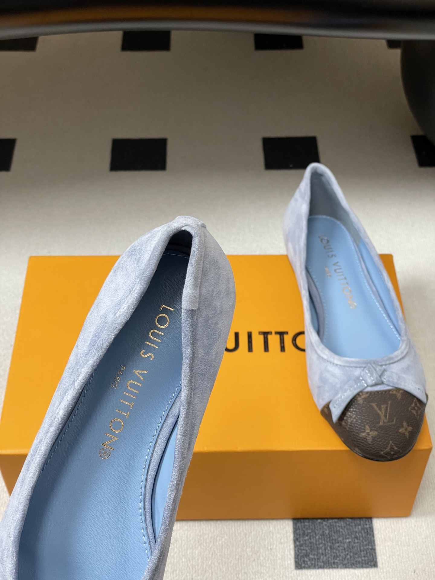 -26Ss春季新款Louis Vuitton LV X TM DARLING 村上隆联名老花芭蕾舞鞋蝴蝶