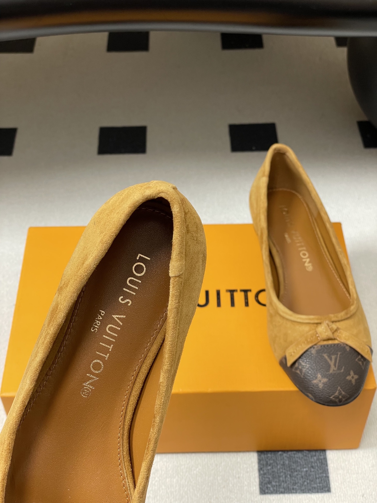 -26Ss春季新款Louis Vuitton LV X TM DARLING 村上隆联名老花芭蕾舞鞋蝴蝶