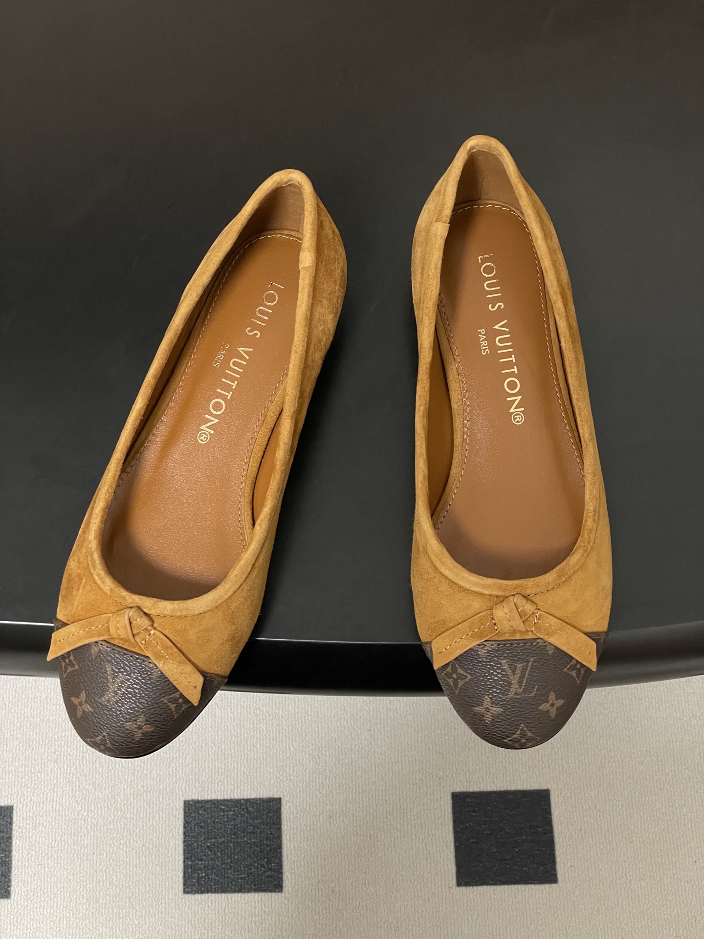 -26Ss春季新款Louis Vuitton LV X TM DARLING 村上隆联名老花芭蕾舞鞋蝴蝶