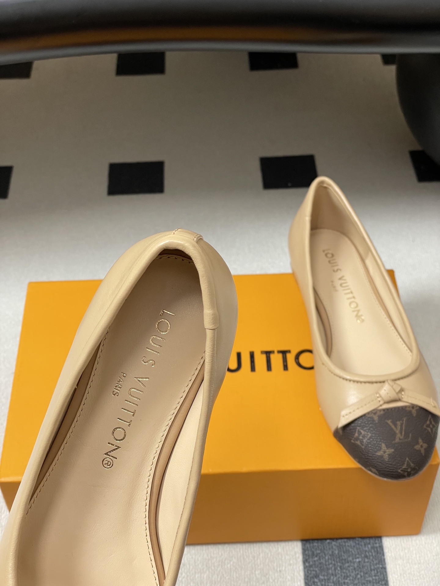 -26Ss春季新款Louis Vuitton LV X TM DARLING 村上隆联名老花芭蕾舞鞋蝴蝶