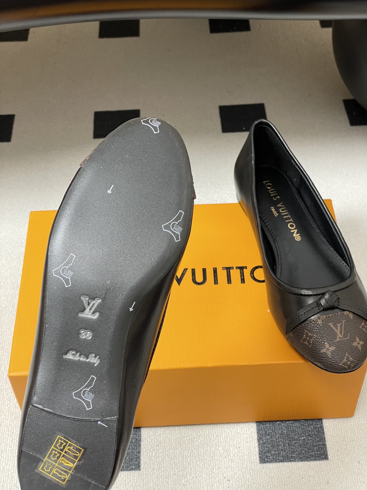 -26Ss春季新款Louis Vuitton LV X TM DARLING 村上隆联名老花芭蕾舞鞋蝴蝶