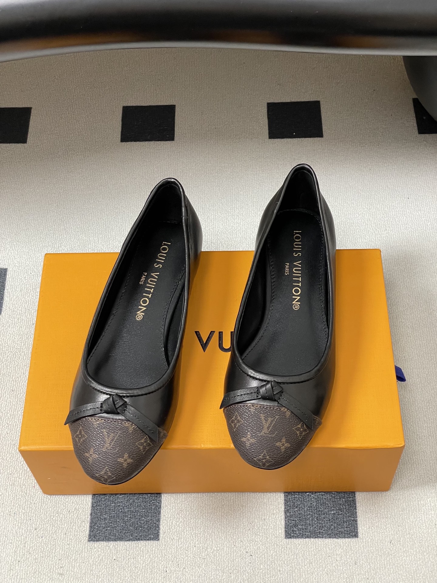 -26Ss春季新款Louis Vuitton LV X TM DARLING 村上隆联名老花芭蕾舞鞋蝴蝶