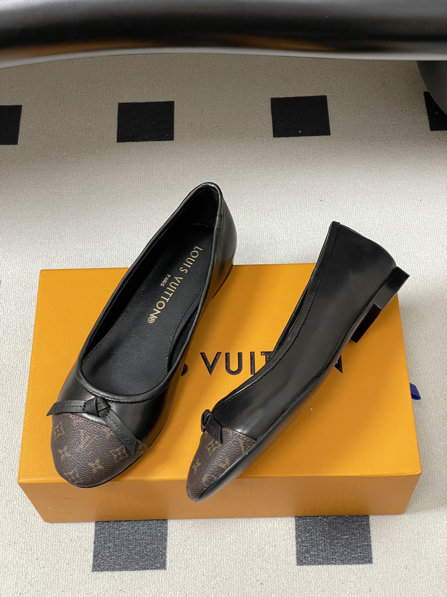 -26Ss春季新款Louis Vuitton LV X TM DARLING 村上隆联名老花芭蕾舞鞋蝴蝶