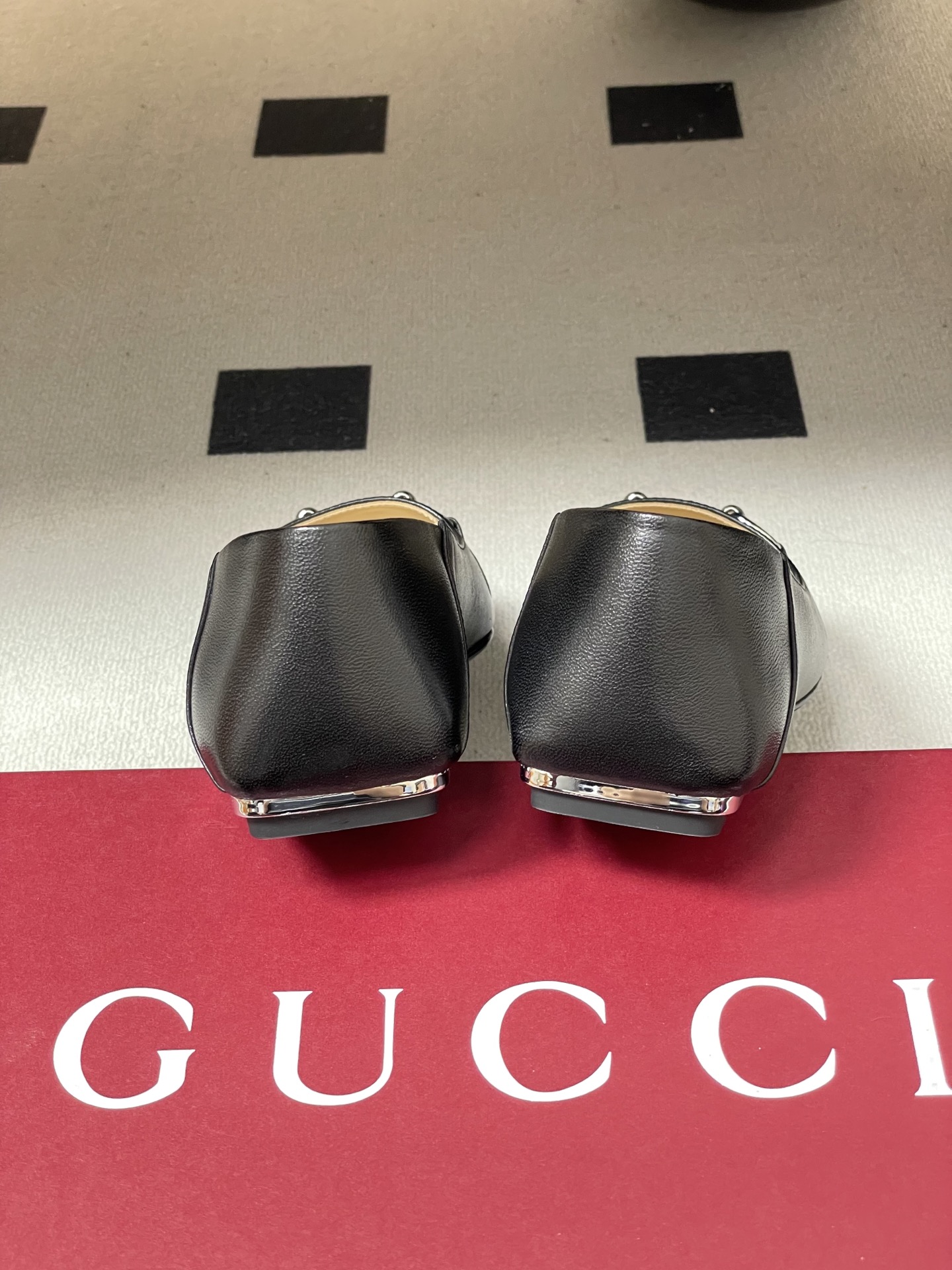 -顶级品质26Ss春夏新款Gucci古驰Vittoria系列女士浅口鞋G家经典马衔扣小方头猫跟单鞋GG老