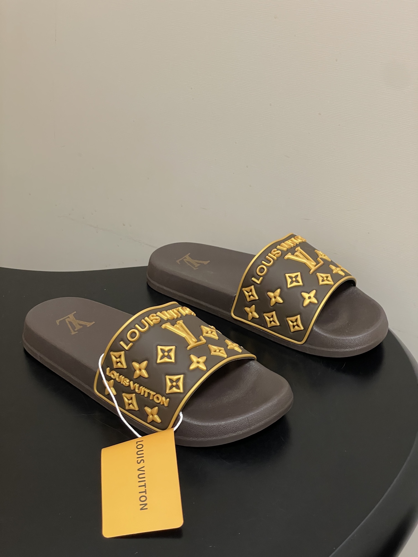-Louis Vuitton 路易威登 Lv 经典款浮雕果冻拖鞋情侣款休闲沙滩鞋驴牌monogram 浮