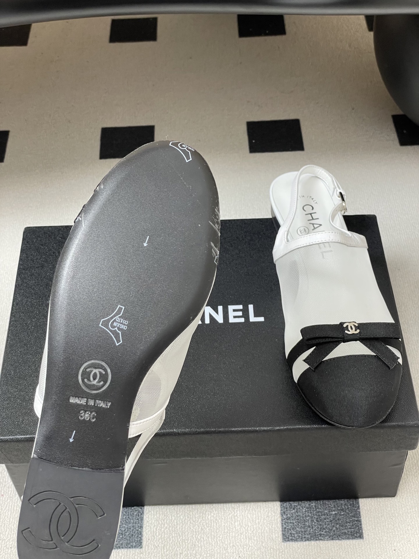 -2026春夏新款 Chanel 小香 26C 蝴蝶结网纱凉拖鞋系列标志性双C扣蝴蝶结透气网面高跟包头凉