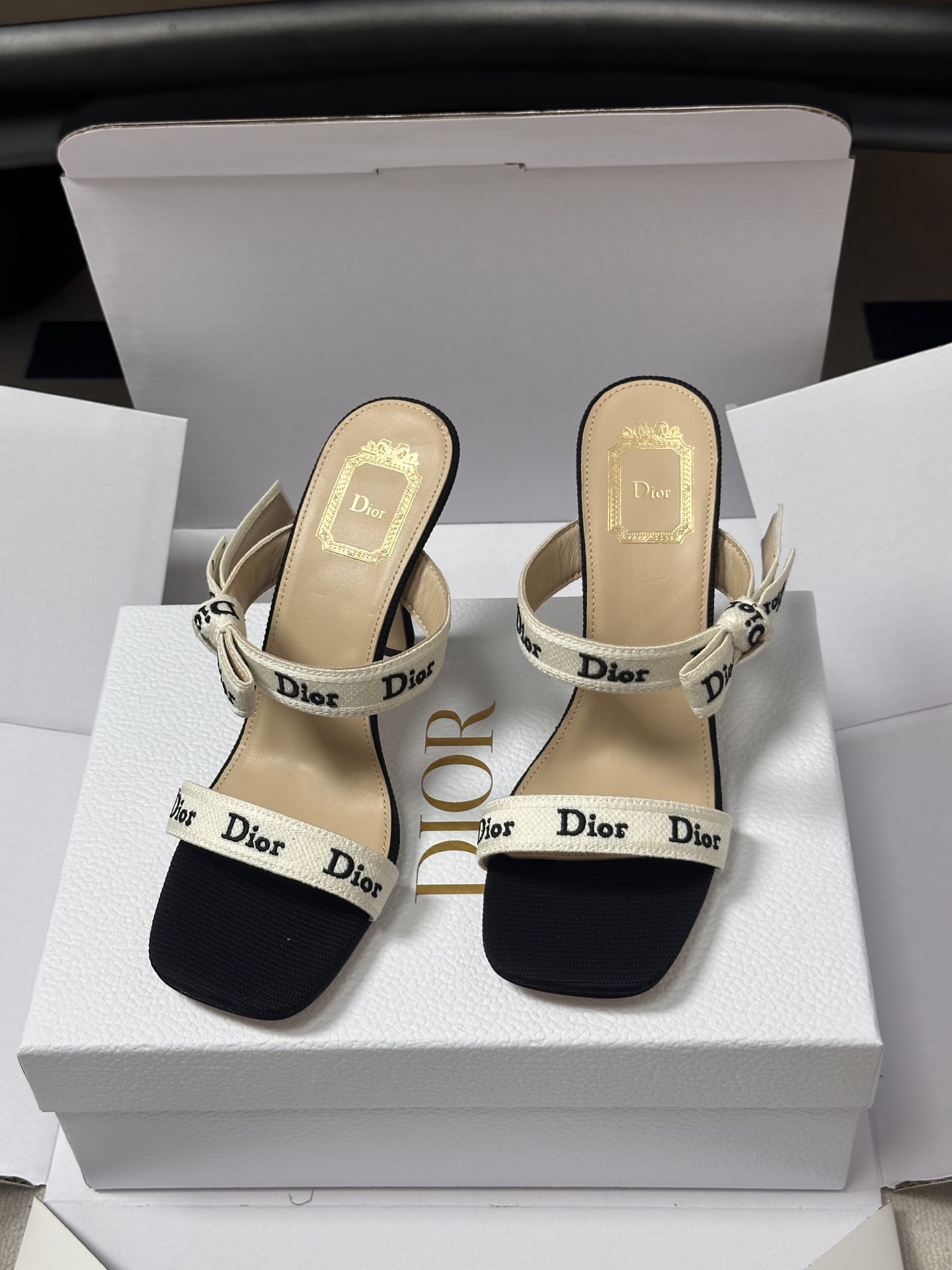 -顶级品质（配高档飞机盒✈️）26ss春夏新款Dior 迪奥 J'Adior 饰带高跟凉鞋 CD 字母刺