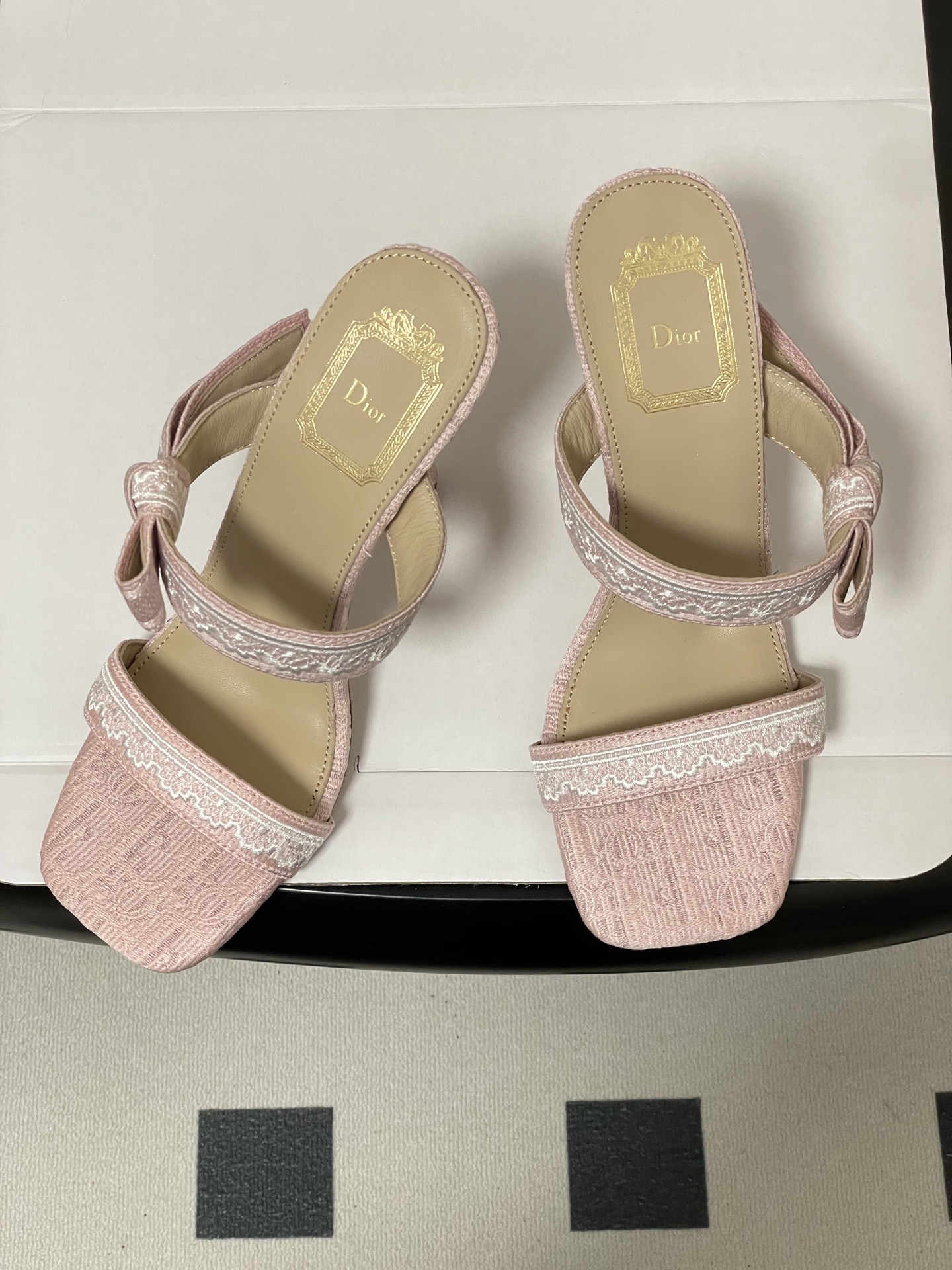 -顶级品质（配高档飞机盒✈️）26ss春夏新款Dior 迪奥 J'Adior 饰带高跟凉鞋 CD 字母刺