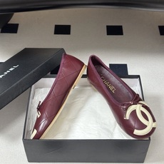 26P春夏新款Chanel 小香中古款康鹏2代真皮底系列芭蕾舞鞋大双C平底单鞋经典蝴蝶结浅口单鞋复古款来 26P春夏新款Chanel 小香中古款康鹏2代真皮底系列芭蕾舞鞋大双C平底单鞋经典蝴蝶结浅口单鞋复古款来