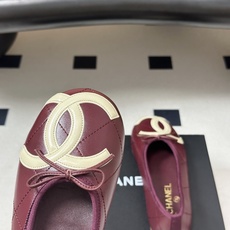 26P春夏新款Chanel 小香中古款康鹏2代真皮底系列芭蕾舞鞋大双C平底单鞋经典蝴蝶结浅口单鞋复古款来 26P春夏新款Chanel 小香中古款康鹏2代真皮底系列芭蕾舞鞋大双C平底单鞋经典蝴蝶结浅口单鞋复古款来