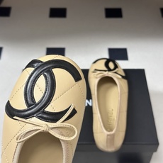 26P春夏新款Chanel 小香中古款康鹏2代真皮底系列芭蕾舞鞋大双C平底单鞋经典蝴蝶结浅口单鞋复古款来 26P春夏新款Chanel 小香中古款康鹏2代真皮底系列芭蕾舞鞋大双C平底单鞋经典蝴蝶结浅口单鞋复古款来