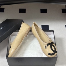 26P春夏新款Chanel 小香中古款康鹏2代真皮底系列芭蕾舞鞋大双C平底单鞋经典蝴蝶结浅口单鞋复古款来 26P春夏新款Chanel 小香中古款康鹏2代真皮底系列芭蕾舞鞋大双C平底单鞋经典蝴蝶结浅口单鞋复古款来