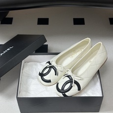 26P春夏新款Chanel 小香中古款康鹏2代真皮底系列芭蕾舞鞋大双C平底单鞋经典蝴蝶结浅口单鞋复古款来 26P春夏新款Chanel 小香中古款康鹏2代真皮底系列芭蕾舞鞋大双C平底单鞋经典蝴蝶结浅口单鞋复古款来