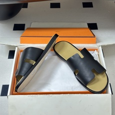 顶级品质(配高档飞机盒✈️)Hermes 爱马仕🐎 H家 Lzmir凉拖鞋系列经典款男士拖鞋 经典H型平 顶级品质(配高档飞机盒✈️)Hermes 爱马仕🐎 H家 Lzmir凉拖鞋系列经典款男士拖鞋 经典H型平