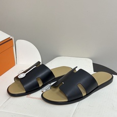顶级品质(配高档飞机盒✈️)Hermes 爱马仕🐎 H家 Lzmir凉拖鞋系列经典款男士拖鞋 经典H型平 顶级品质(配高档飞机盒✈️)Hermes 爱马仕🐎 H家 Lzmir凉拖鞋系列经典款男士拖鞋 经典H型平