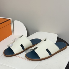 顶级品质(配高档飞机盒✈️)Hermes 爱马仕🐎 H家 Lzmir凉拖鞋系列经典款男士拖鞋 经典H型平 顶级品质(配高档飞机盒✈️)Hermes 爱马仕🐎 H家 Lzmir凉拖鞋系列经典款男士拖鞋 经典H型平