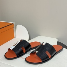 顶级品质(配高档飞机盒✈️)Hermes 爱马仕🐎 H家 Lzmir凉拖鞋系列经典款男士拖鞋 经典H型平 顶级品质(配高档飞机盒✈️)Hermes 爱马仕🐎 H家 Lzmir凉拖鞋系列经典款男士拖鞋 经典H型平
