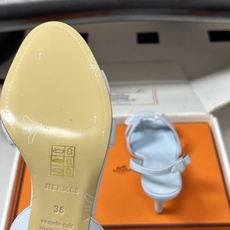 顶级品质(配高档飞机盒✈️)Hermes 爱马仕🐎 Joy凉鞋系列 H家经典款 细跟后扣带凉鞋手掌纹H鞋 顶级品质(配高档飞机盒✈️)Hermes 爱马仕🐎 Joy凉鞋系列 H家经典款 细跟后扣带凉鞋手掌纹H鞋