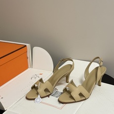 顶级品质(配高档飞机盒✈️)Hermes 爱马仕🐎 Joy凉鞋系列 H家经典款 细跟后扣带凉鞋手掌纹H鞋 顶级品质(配高档飞机盒✈️)Hermes 爱马仕🐎 Joy凉鞋系列 H家经典款 细跟后扣带凉鞋手掌纹H鞋